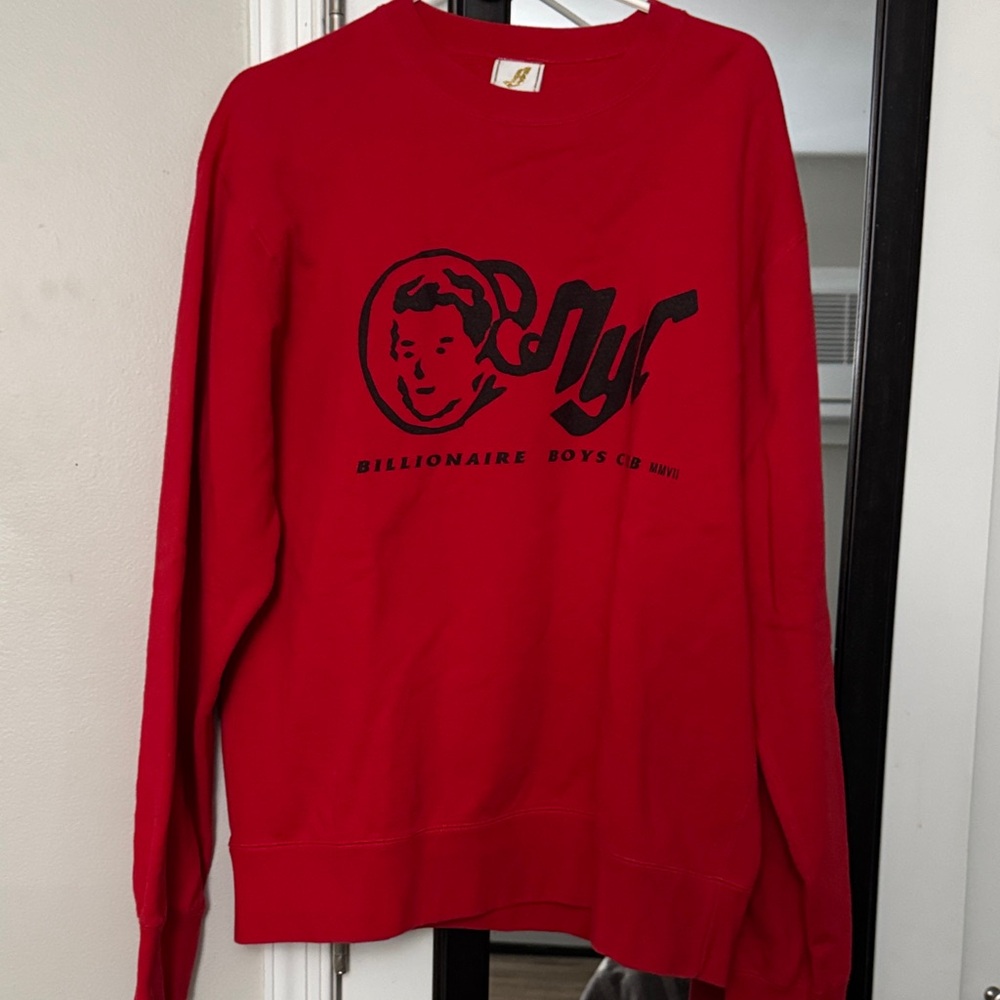 Billionaire Boys Club Red Graphic Sweatshirt